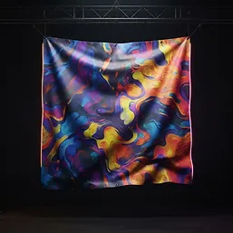 Large format printed banner