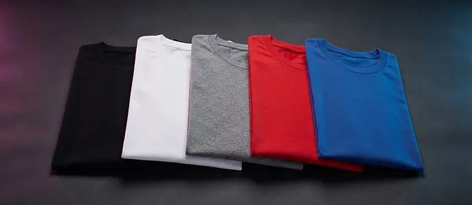 Custom t-shirts in multiple colors