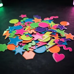 Colorful die-cut custom stickers