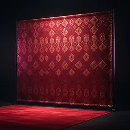 Custom step-and-repeat event backdrop