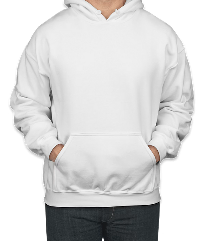 Custom hoodie front view