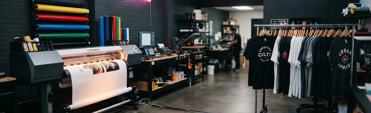 Inside the Bristol Printing Services shop