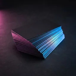Full color printed business cards