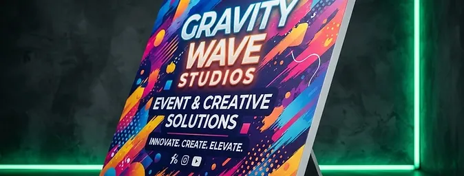 Full color foam board sign